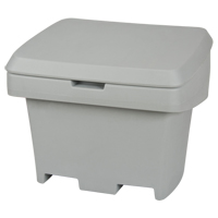 Heavy-Duty Outdoor Salt and Sand Storage Container, 30" x 24" x 24", 5.5 cu. Ft., Grey Distribution Jean Lapalme