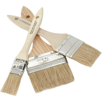 Chip Paint Brush, White China, Wood Handle, 1" Width Distribution Jean Lapalme