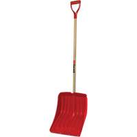 Pelle &agrave; neige Alpine, Lame Polypropyl&egrave;ne, Largueur 13-9/10", Manche Prise en D, Bande d'usure Compris Distribution Jean Lapalme