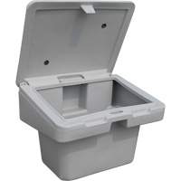 Contenants pour sel & sable SOS, Avec Moraillon, 30" x 24" x 24", 5,5 pi³, Gris Distribution Jean Lapalme