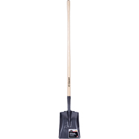 Pro Square Point Shovel, Wood, Tempered Steel Blade, Straight Handle, 48" Long Distribution Jean Lapalme