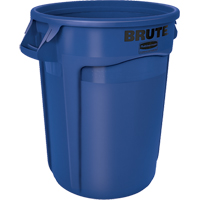 Round Brute&reg; Containers, Bulk, Polyethylene, 32 US gal. Distribution Jean Lapalme