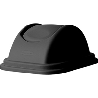 Soft Wastebasket Covers, Dome Lid/Swing Lid, Plastic, Fits Container Size: 16" x 11-5/8" Distribution Jean Lapalme