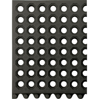 Tapis 24/Seven, Caoutchouc, 3' la c, 3' lo, 5/8" &eacute;paisseur, Noir Distribution Jean Lapalme