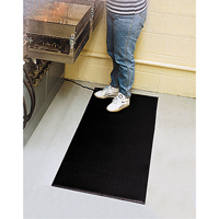 Tapis Comfort-King antistatique, 2' la x 3' lo x 3/8" &eacute;p, Rugueux, Gris Distribution Jean Lapalme