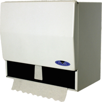 Roll or Single-Fold Towel Dispenser , Manual, 10.5" W x 6.75" D x 9.5" H Distribution Jean Lapalme