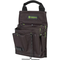 Tool Bag, Nylon, 7 Pockets, Black Distribution Jean Lapalme
