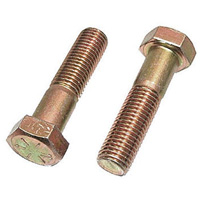 Hex Cap Screw, 3/8" Dia., 4" L, Stainless Steel, Coarse Distribution Jean Lapalme