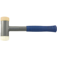 Heavy-Duty Soft-Face Dead Blow Hammer, 2.25 lbs. Head Weight, Polyurethane Face, Tubular Steel Handle Distribution Jean Lapalme