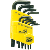Jeu de cl&eacute;s inviolables JTK-9TP (9 morceaux), 9 mcx, Torx Distribution Jean Lapalme