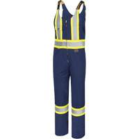 6615 Combinaison de s&eacute;curit&eacute;, Poly-coton, 46, Bleu marin Distribution Jean Lapalme