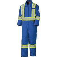 5522A High Visibility FR Rated & Arc Rated Safety Coveralls, Size 2X-Large, Royal Blue, 58 cal/cm² Distribution Jean Lapalme
