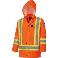 5892 High Visibility Flame Resistant Waterproof Jacket, 2X-Large, High Visibility Orange Distribution Jean Lapalme