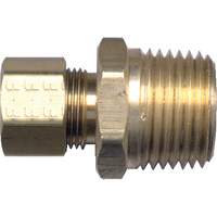 Raccord m&acirc;le de tuyau, 3/16" x 1/8" dia., Laiton Distribution Jean Lapalme