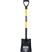 Square Point Shovel, Fibreglass, Tempered Steel Blade, D-Grip Handle, 32-1/2" Long Distribution Jean Lapalme