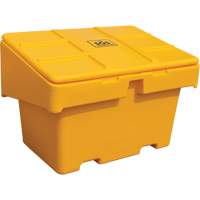 Contenants pour sel & sable SOS, Avec Moraillon, 48" x 33" x 34", 18,5 pi³, Jaune Distribution Jean Lapalme
