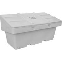 Contenants pour sel & sable SOS, Avec Moraillon, 72" x 36" x 36", 36 pi³, Gris Distribution Jean Lapalme