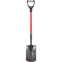 Heavy-Duty Shovels, Fibreglass, Carbon Steel Blade, D-Grip Handle, 30-1/2" Long Distribution Jean Lapalme