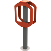 Bike Stop Bike Racks, Steel, 2 Bike Capacity Distribution Jean Lapalme