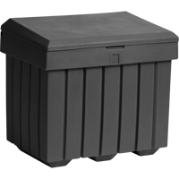 Conteneur d'entreposage &eacute;conomique pour sel/sable, 32" x 23" x 27-1/2", 10 pi³, Gris Distribution Jean Lapalme