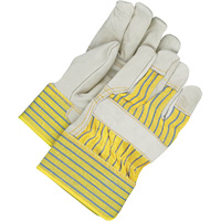 Gants d'ajusteur avec paume renforc&eacute;e, Taille unique, Paume en Cuir fleur de vache, Doublure en Molleton Distribution Jean Lapalme