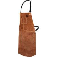 Tablier de soudage en cuir, Salopette, 36" lo, Brun Distribution Jean Lapalme