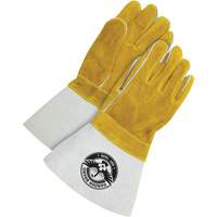 Gants pour soudeur avec poignet de 5", Cuir de vache refendu, Taille Taille unique Distribution Jean Lapalme