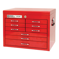 PRO+ Series Top Chest, 26" W, 9 Drawers, Red Distribution Jean Lapalme