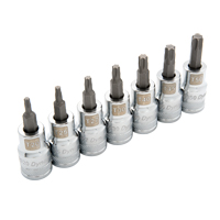 Jeu de douilles standards, Torx, Prise 1/2", 7 mrcx Distribution Jean Lapalme