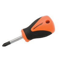 Philips Stubby Screwdriver, #2, 3-4/5" L, Cushion Grip Handle Distribution Jean Lapalme