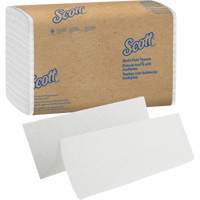 Essuie-tout &agrave; couches multiples Essential Scott, 1 pli, 9-2/5" lo x 9-1/5" la, 250 /pqt Distribution Jean Lapalme