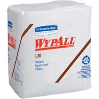 Serviettes jetables L20 WypAll, Tout usage, 12-1/2" lo x 12" la Distribution Jean Lapalme