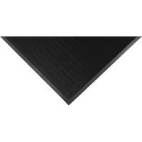 Gritstop Fingermat Matting, Rubber, Scraper Type, Textured Pattern, 2' x 2-2/3', Black Distribution Jean Lapalme