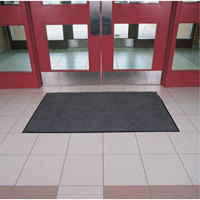 Poly-Tuft Matting, Wiper, 3' x 60' x 5/16", Charcoal Distribution Jean Lapalme
