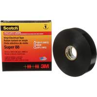 Scotch&reg; Super 88 Professional-Grade  Electrical Tape, 19 mm (3/4") W x 32.9 m (108') L, 8.5 mils, Black Distribution Jean Lapalme
