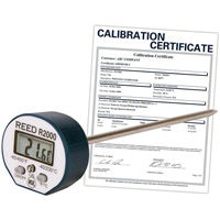Thermom&egrave;tre avec certificat de calibration, Contact, Num&eacute;rique, -40-450°F (-40-230°C) Distribution Jean Lapalme