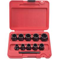 PROTO&reg; Bolt Extractor Socket Set, 10 Pcs, 1/4" Drive Size Distribution Jean Lapalme