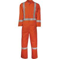 Westex UltraSoft&reg; Unlined Contractor Coveralls, Size 2X-Large, Orange, 8.7 cal/cm² Distribution Jean Lapalme