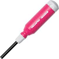 Original Pink 15-in-1 Multi-Bit Screwdriver, 8-37/50" L, Textured Handle Distribution Jean Lapalme