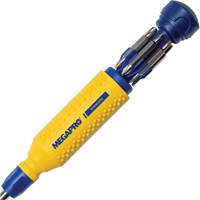 Original Stainless Steel 15-in-1 Multi-Bit Screwdriver, 8-37/50" L, Textured Handle Distribution Jean Lapalme