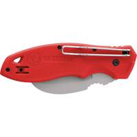 FastBack Hawk Bill Folding Knife, 2-1/4" Blade, Stainless Steel Blade, Plastic Handle Distribution Jean Lapalme