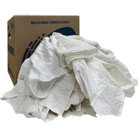 Boîte de chiffons d'essuyage, Blanc, 10 lb Distribution Jean Lapalme