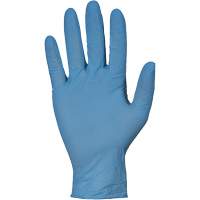 Gants jetables RDNPF KeepKleen, Grand, Nitrile, 4 mils, Sans poudre, Bleu, Classe 2 Distribution Jean Lapalme