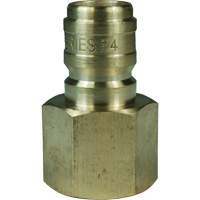 Bouchon d'interconnecteur &agrave; passage direct DQC de s&eacute;rie E, Laiton, 3/4", NPTF femelle, 1700 PSI Distribution Jean Lapalme