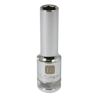 Douille m&eacute;trique, 10 mm, Prise 1/2", 6 pans, Profond Distribution Jean Lapalme