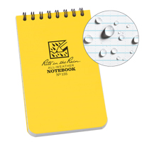 Pocket Top-Spiral Notebook, Soft Cover, Yellow, 100 Pages, 3" W x 5" L Distribution Jean Lapalme