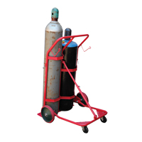 Chariot pour bouteilles, Roues Caoutchouc moul&eacute;, Base de 25-1/2"la x 7"lo, 350 lb Distribution Jean Lapalme