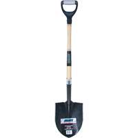 Heavy-Duty Round Point Shovel, Carbon Steel Blade, Hardwood, D-Grip Handle Distribution Jean Lapalme