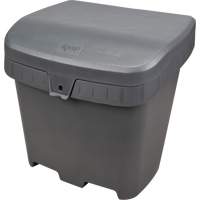 Salt & Sand Storage Bins, With Hasp, 21" x 27" x 26", 4.24 cu. ft., Grey Distribution Jean Lapalme