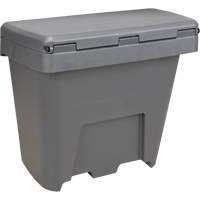 Salt & Sand Storage Bins, With Hasp, 21" x 27" x 26", 4.24 cu. ft., Grey Distribution Jean Lapalme